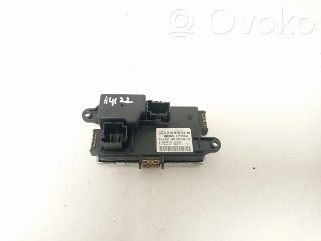 Mercedes-Benz C W204 Rezystor / Opornik dmuchawy nawiewu 
