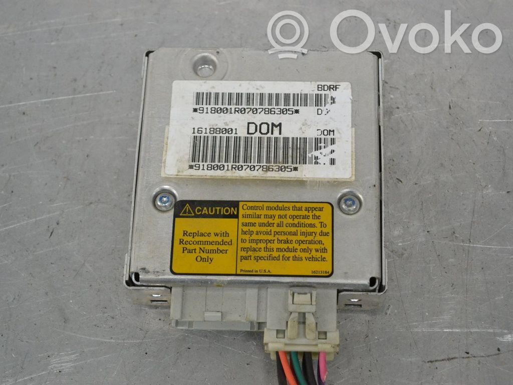 ABS control unit/module   16188001