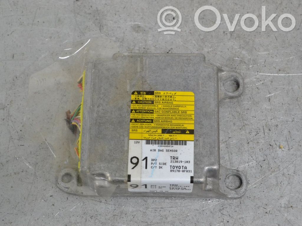 Unidad de control/módulo del Airbag   891700F031
