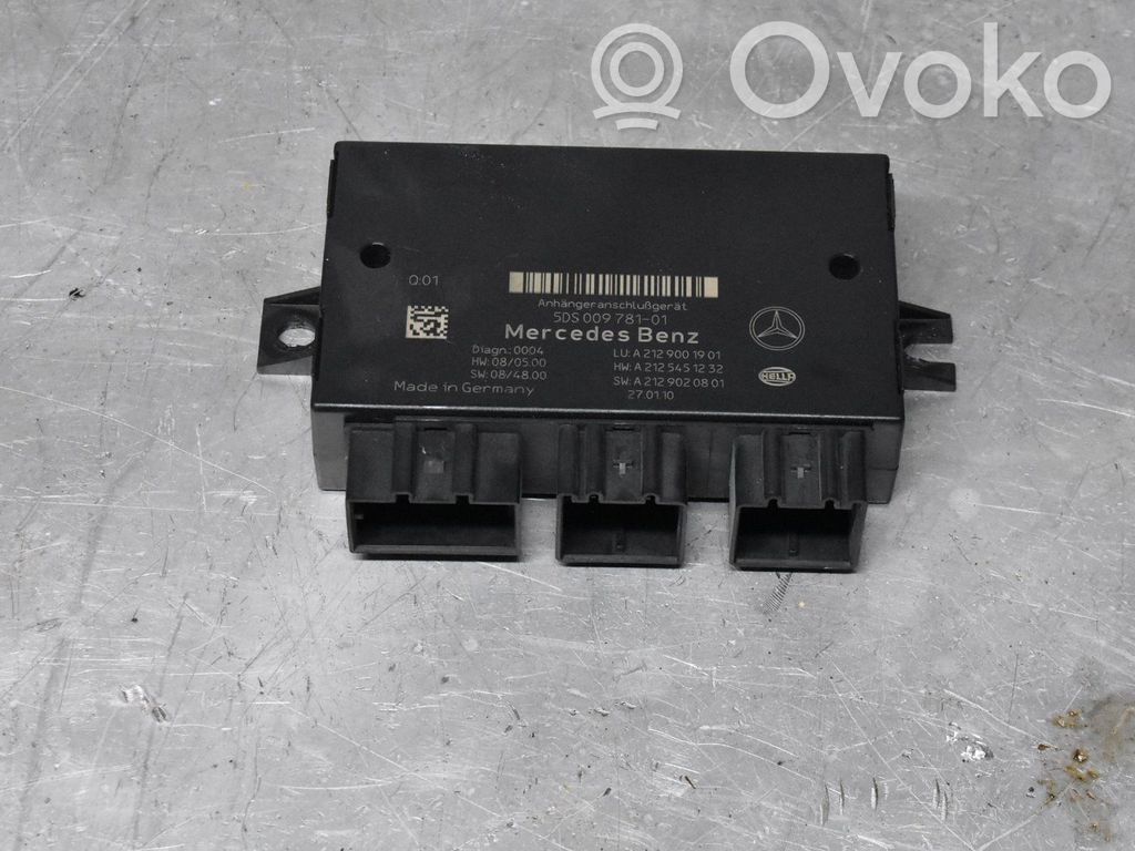 Mercedes-Benz E W212 Tow bar trailer control unit/module 