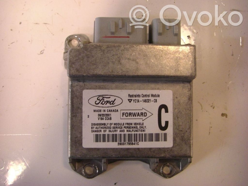 Airbag control unit/module   YC1A14B321CB