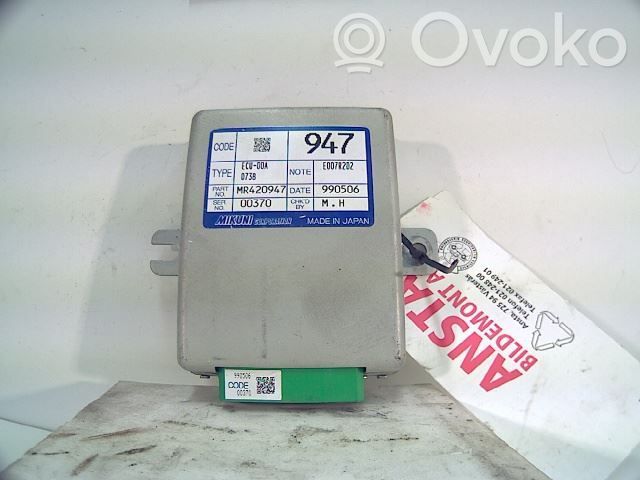 Other control units/modules   MR420947