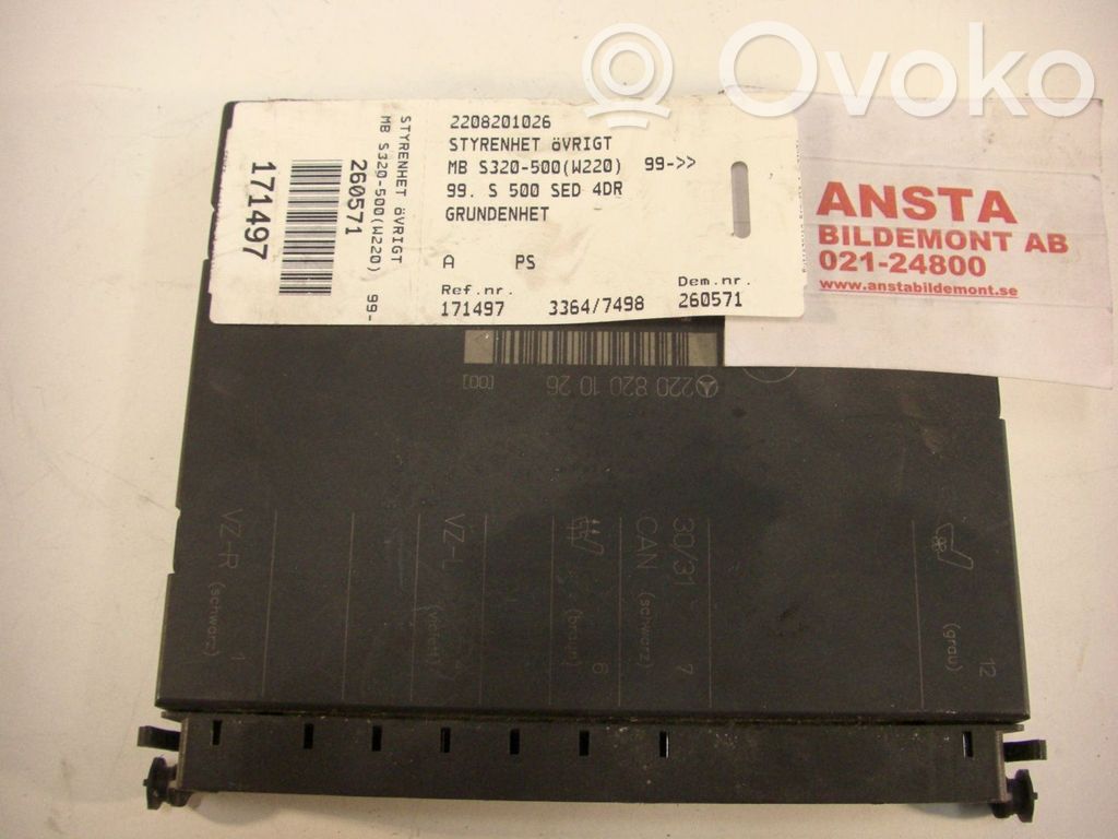Alte unități/module de control   2208201026