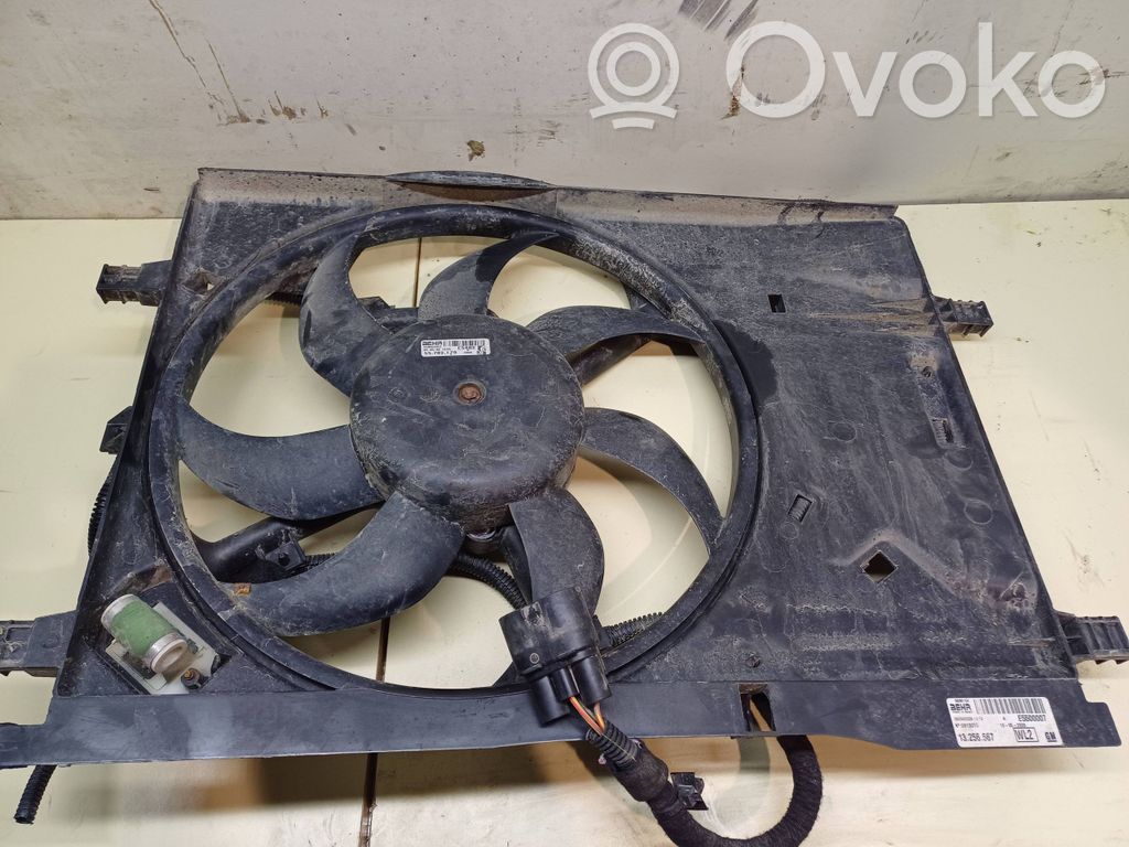 Opel Corsa D Electric radiator cooling fan 