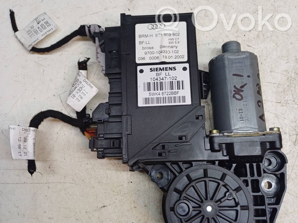 Audi A2 Front door window regulator motor 