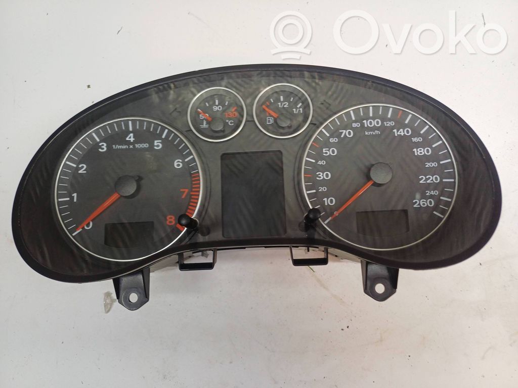 Audi A3 S3 8P Tachimetro (quadro strumenti) 
