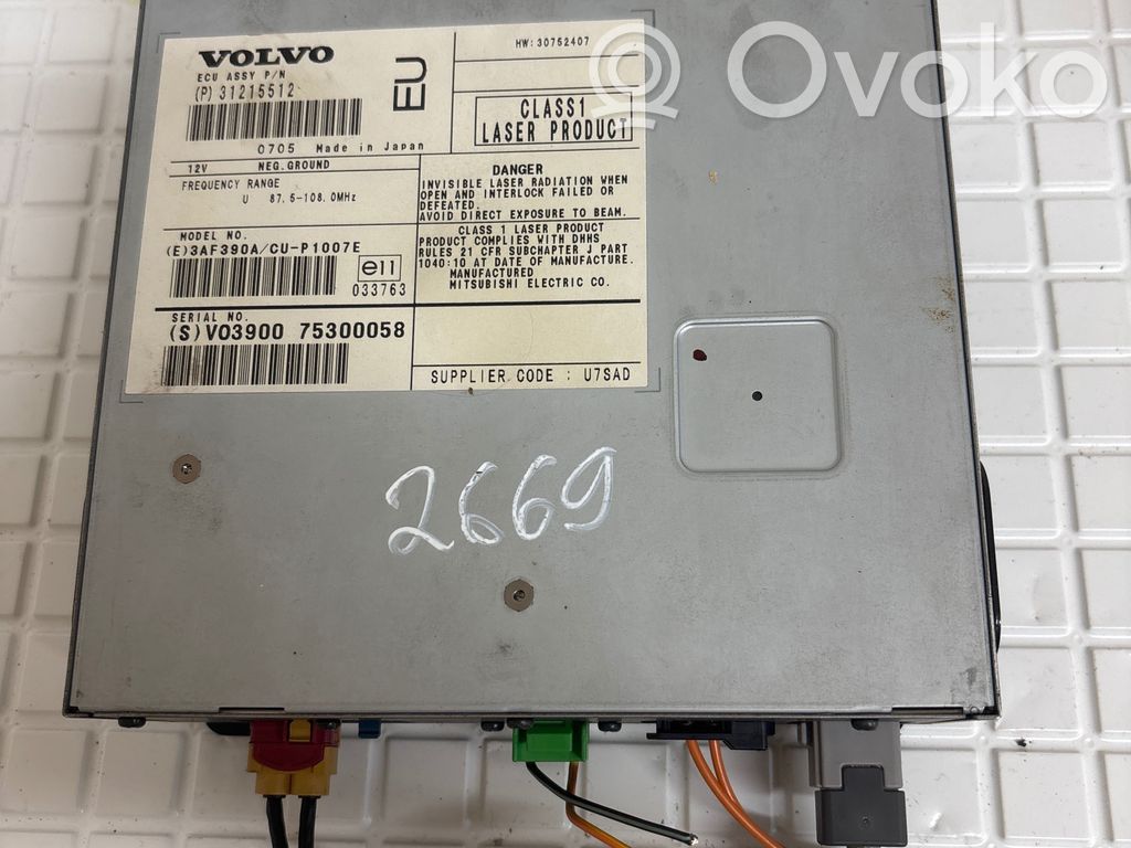 Volvo V50 Navigation unit CD/DVD player 