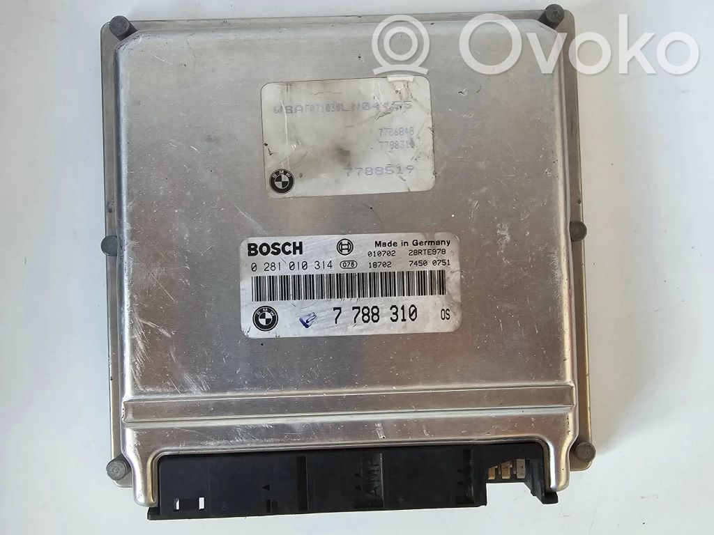 Unidad de control/módulo del motor   7788310,7788519,0281010314