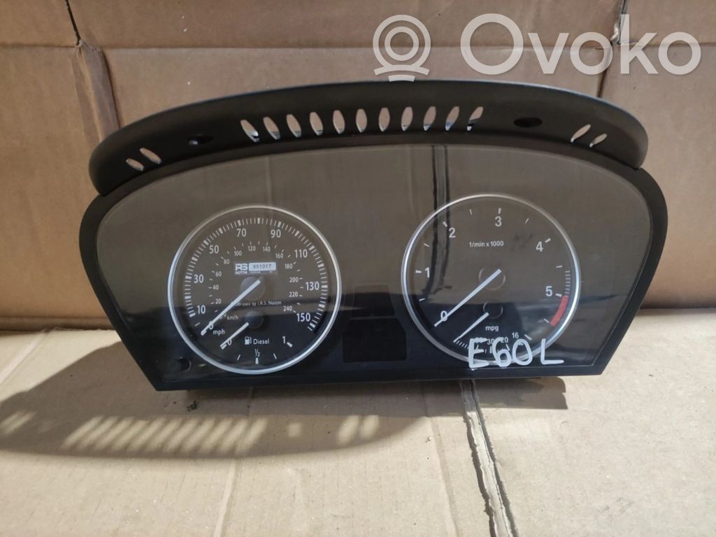 BMW 5 E60 E61 Speedometer (instrument cluster) 