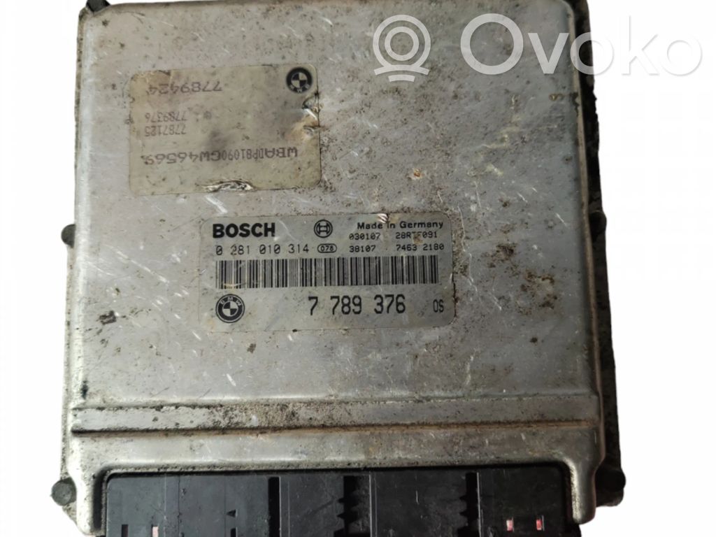 Engine control unit/module   0281010314,7789376,7789424
