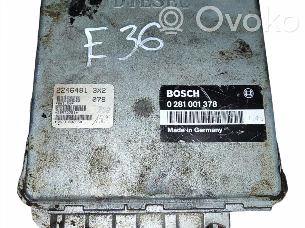 BMW 3 E36 Variklio valdymo blokas 