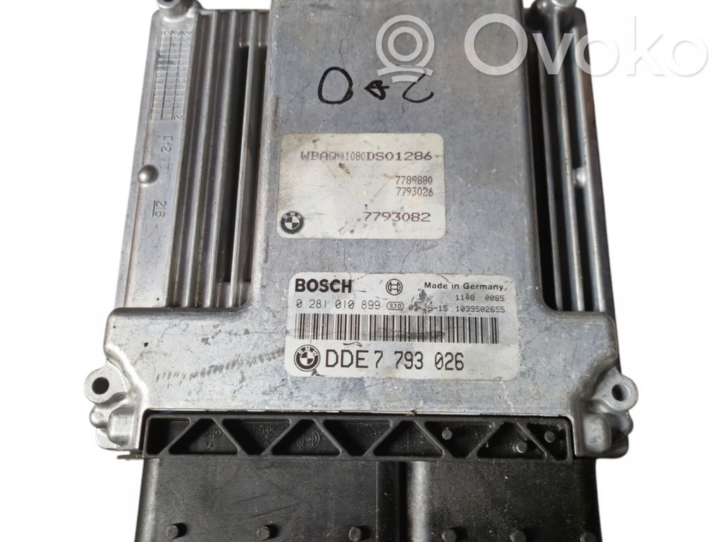 BMW 7 E65 E66 Engine control unit/module 