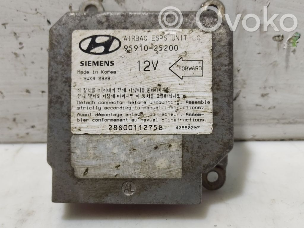 Hyundai Accent Module de contrôle airbag 