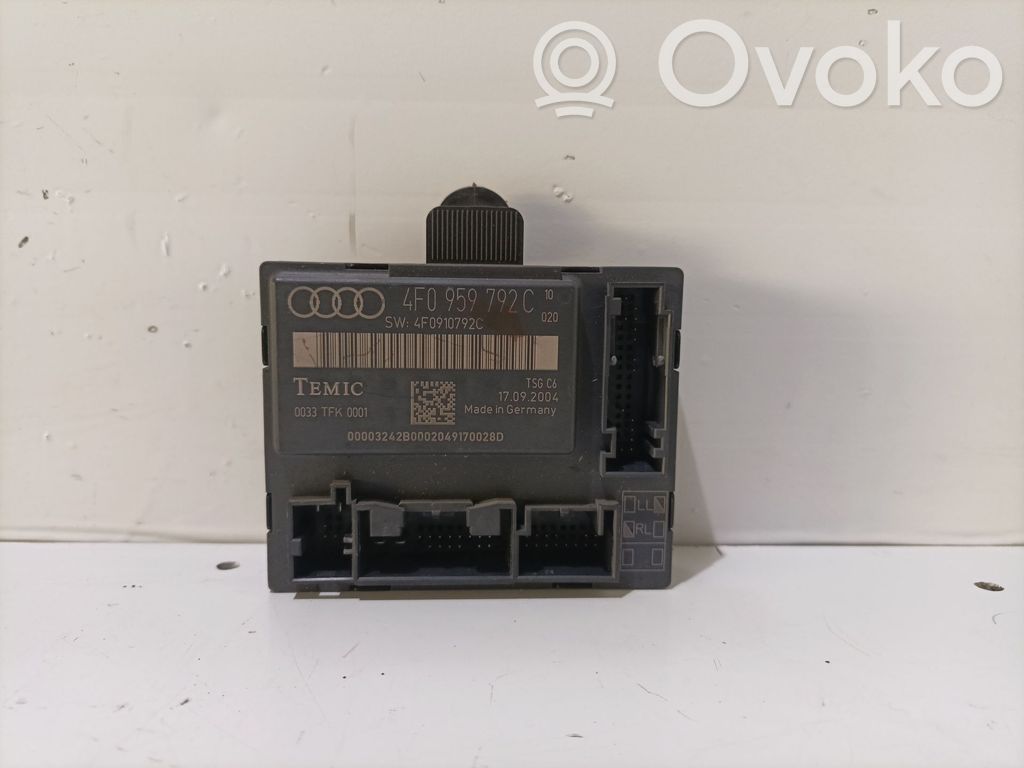 Autres unités de commande / modules   4F0959792C,4F0910792C,TEMIC