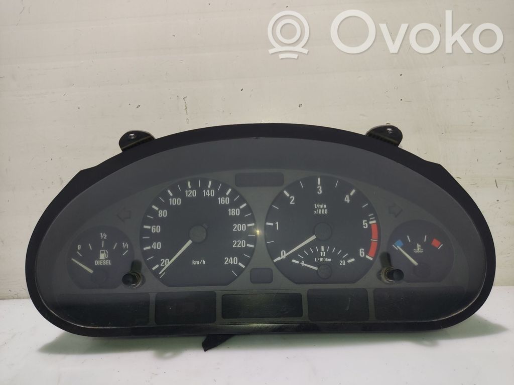 BMW 3 E46 Spidometrs (instrumentu panelī) 