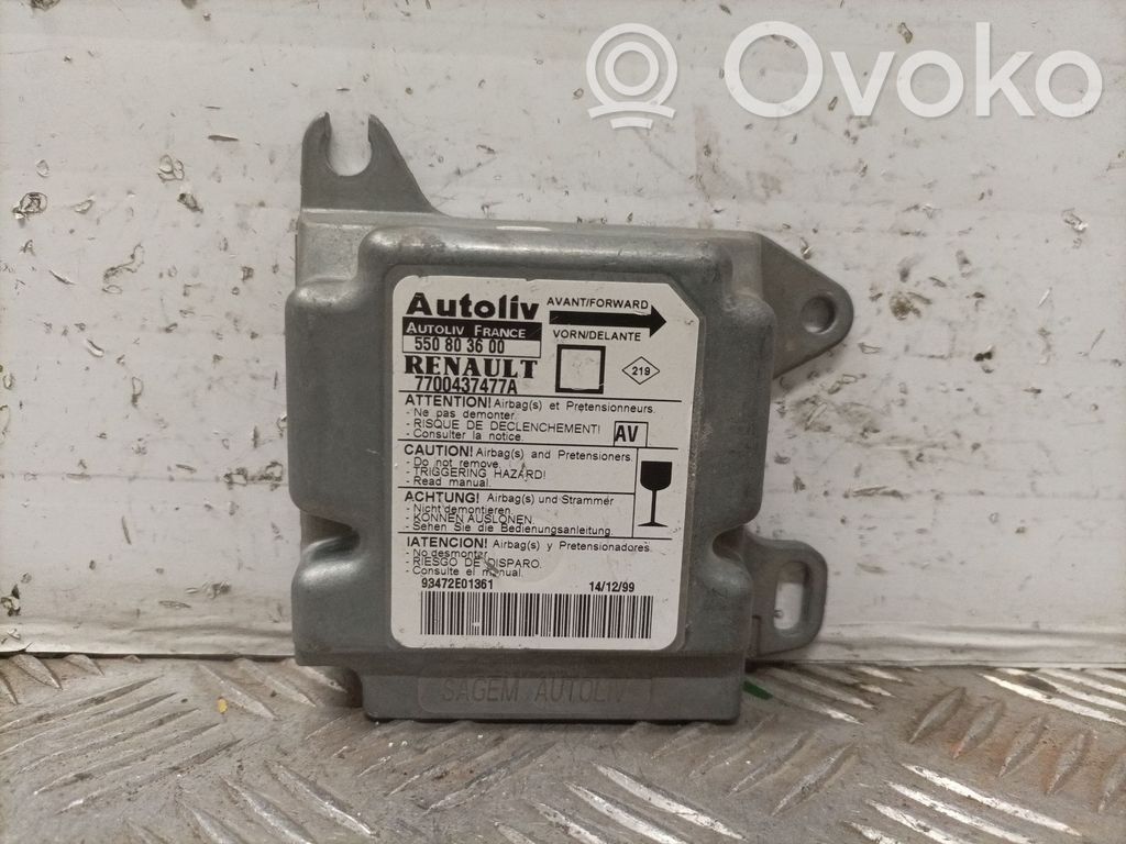Renault Megane I Centralina/modulo airbag 