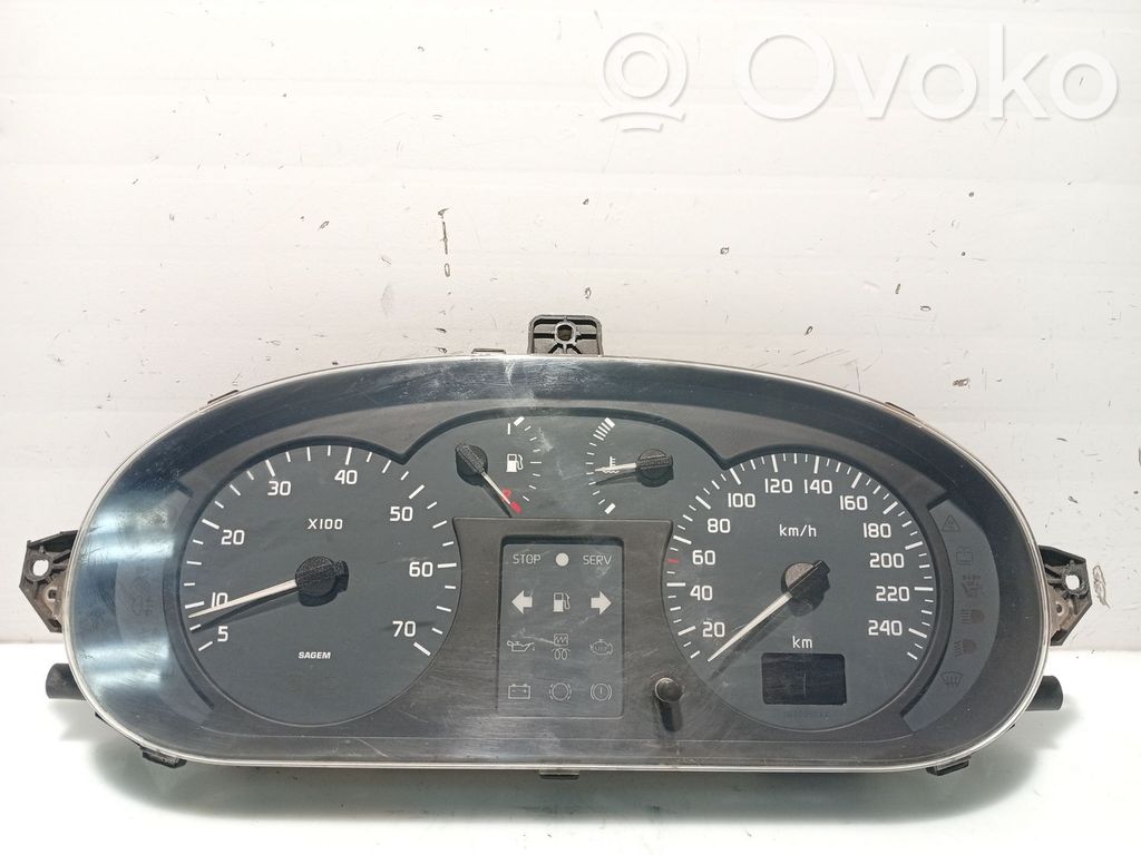 Renault Megane I Licznik / Prędkościomierz 