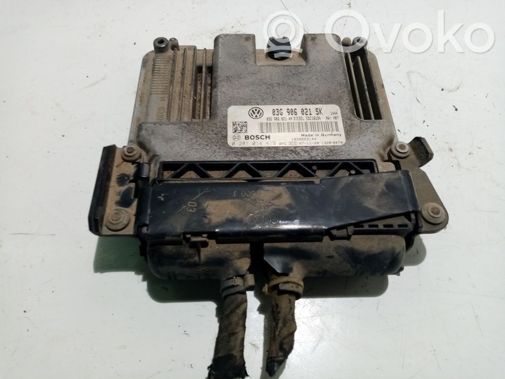 Engine control unit/module   03G906021SK,0281014419