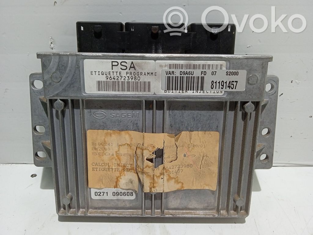 Engine control unit/module   9642723980,81191457