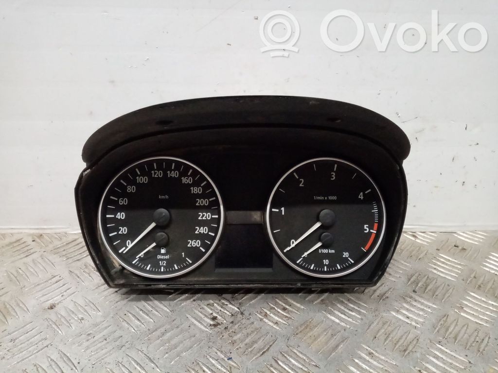 BMW 3 E90 E91 Geschwindigkeitsmesser Cockpit 