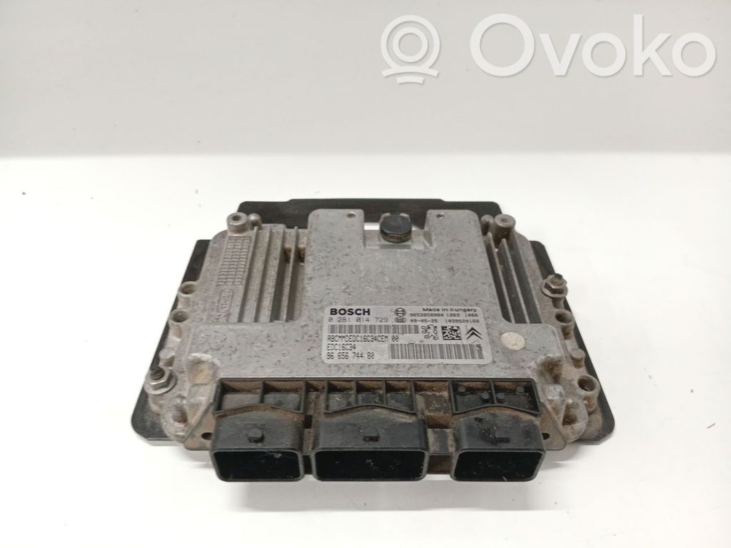 Unidad de control/módulo del motor   9665674480,9653958980,0281014729