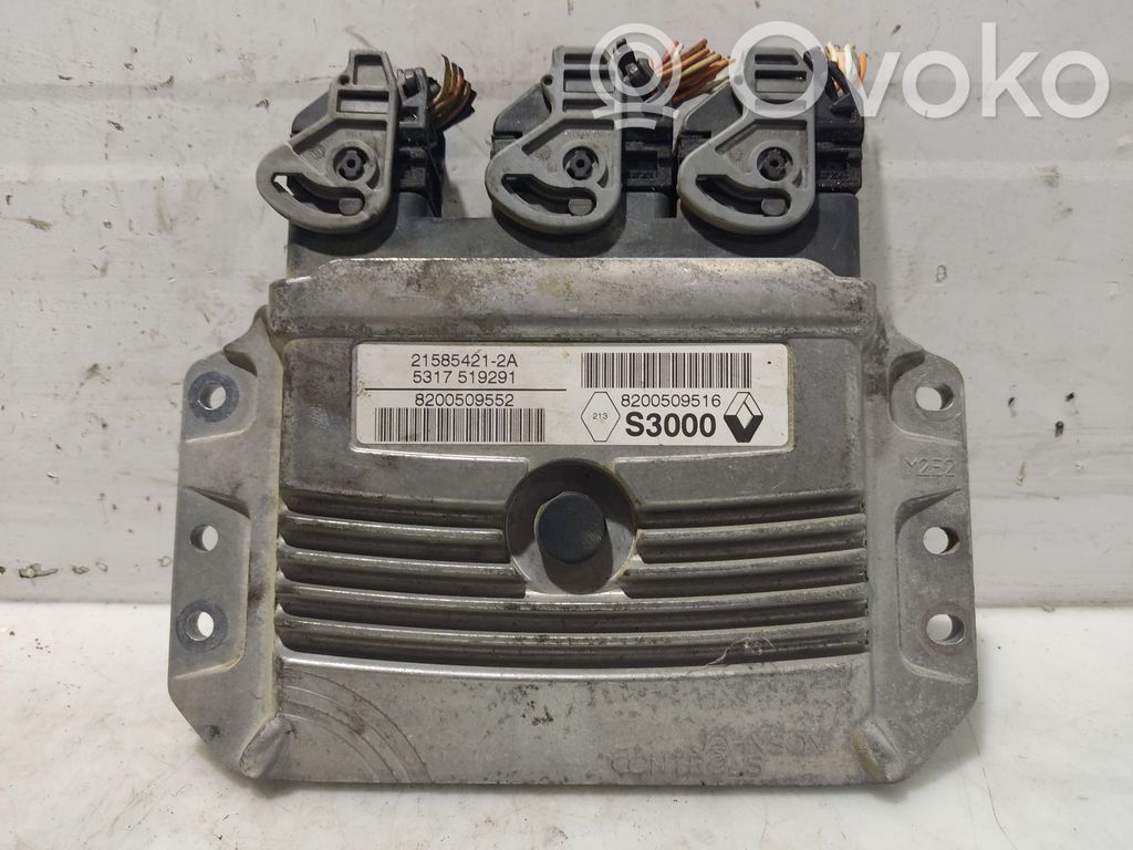 Unidad de control/módulo del motor   8200509552,215854212A