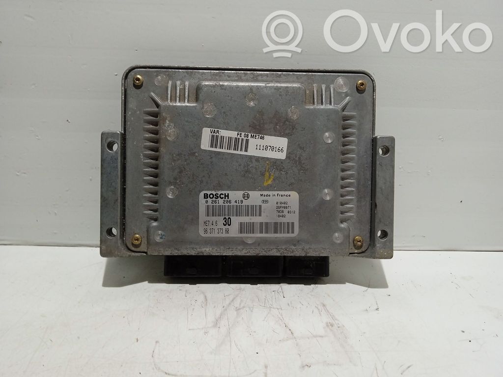 Engine control unit/module   0261206419,9637137380