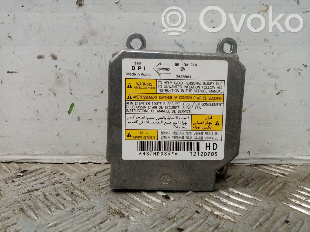 Airbag control unit/module   96830358,96430714