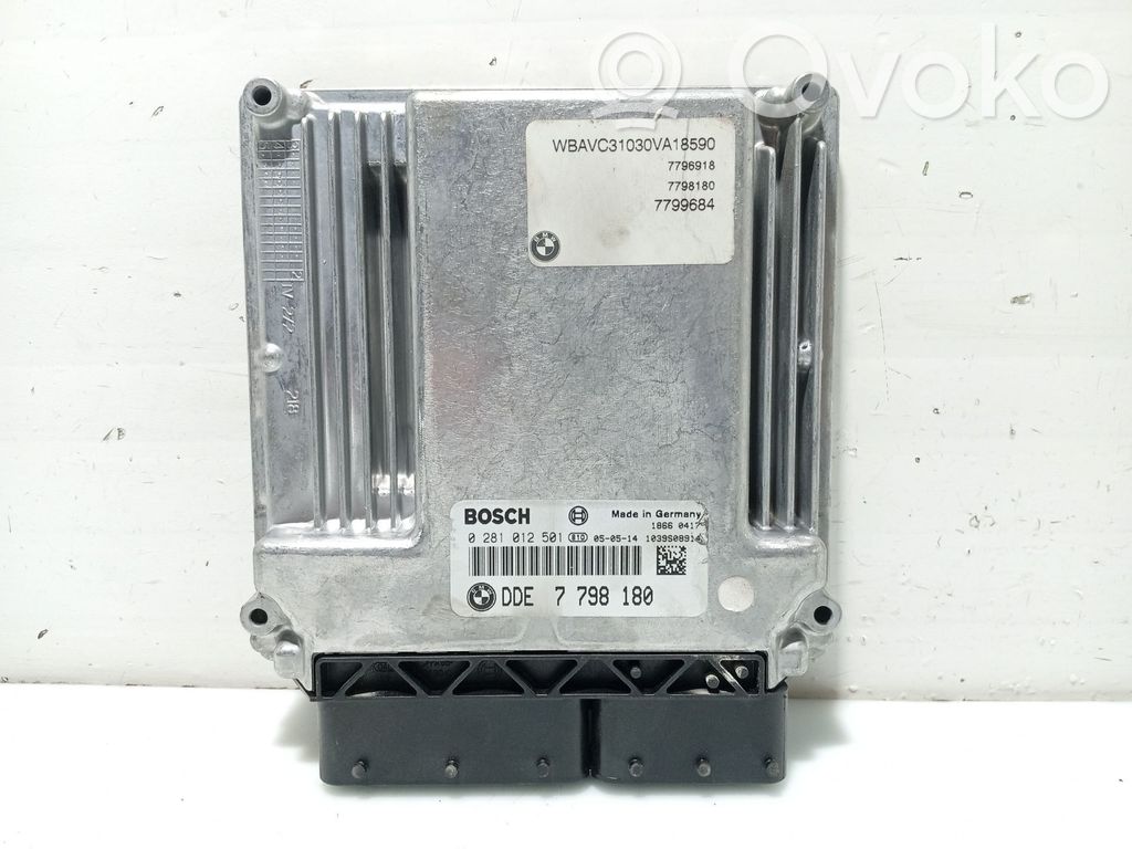Engine control unit/module   DDE7798180,1039S08914,0281012501