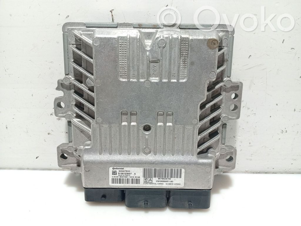 Engine control unit/module   9678628780,HW9666681180,S180123007A