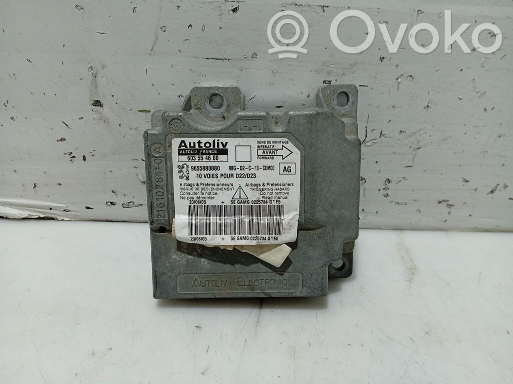 Centralina/modulo airbag   9655880880