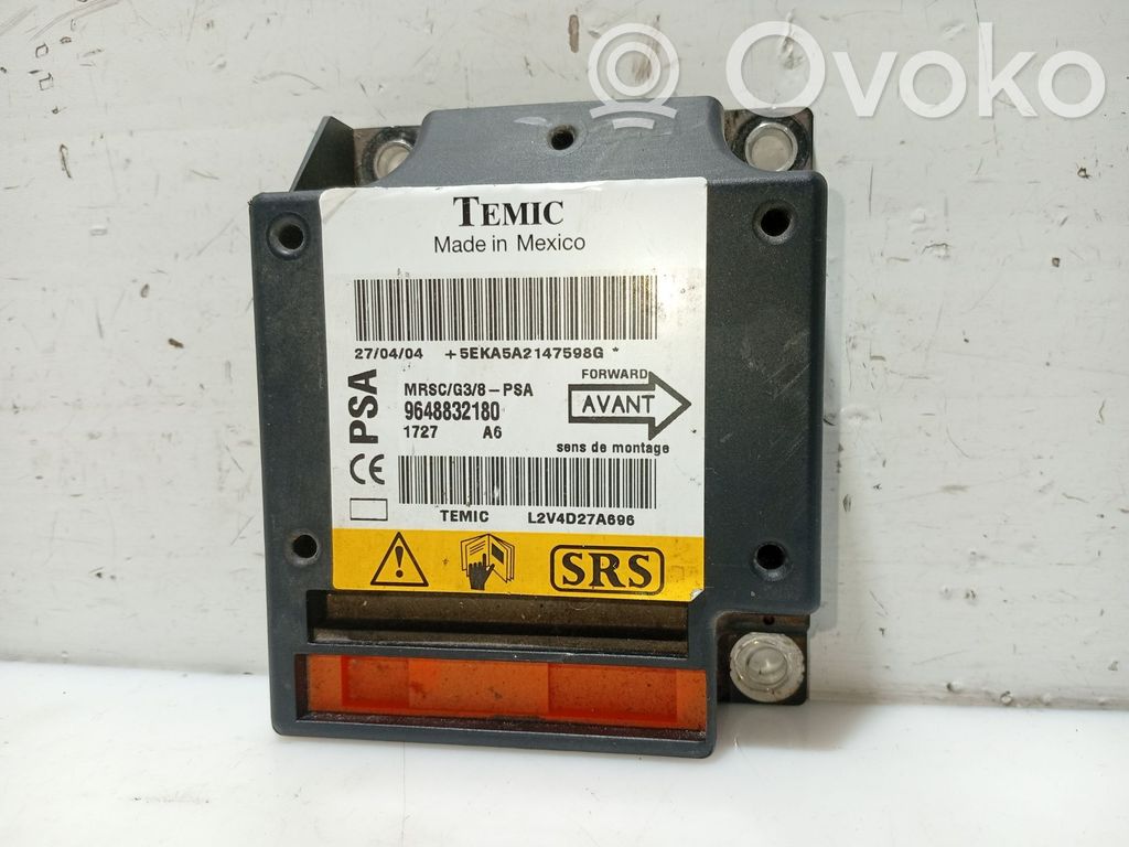Unidad de control/módulo del Airbag   9648832180,L2V4D27A696