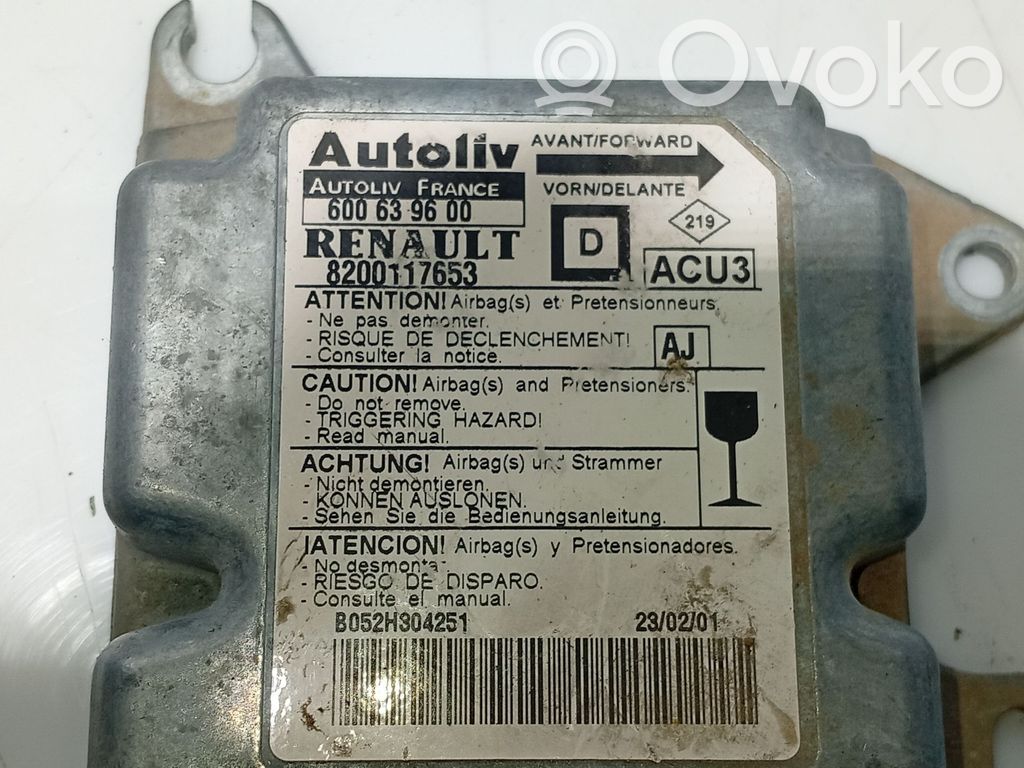 Renault Megane I Centralina/modulo airbag