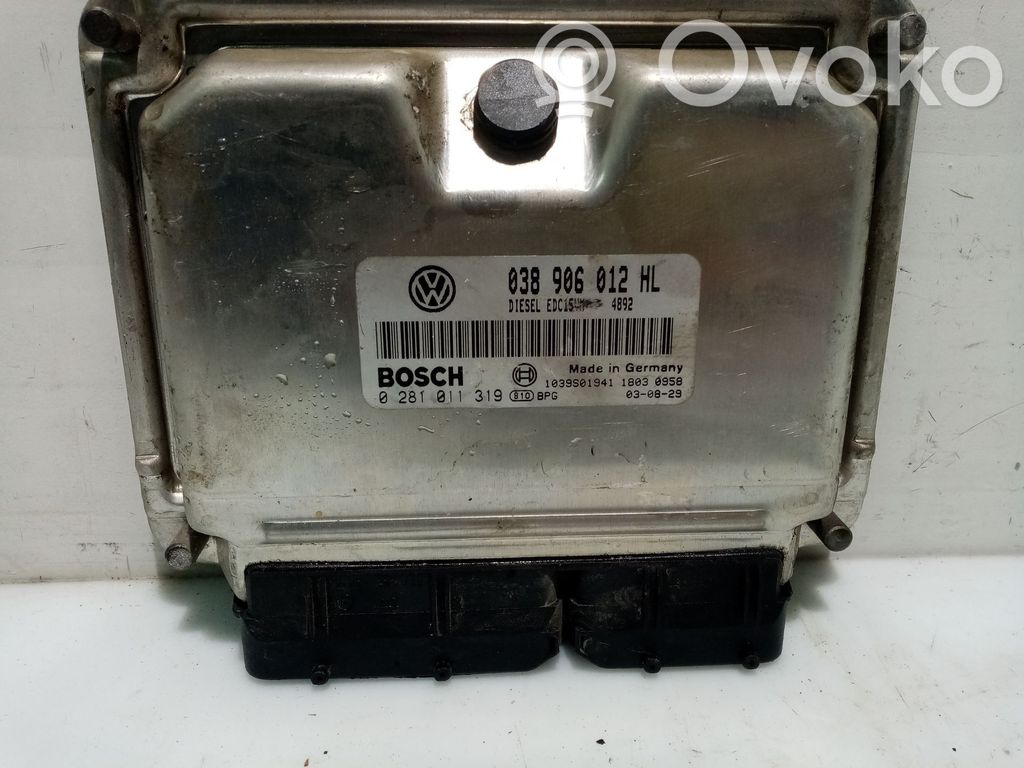 Engine control unit/module   038906012HL,0281011319