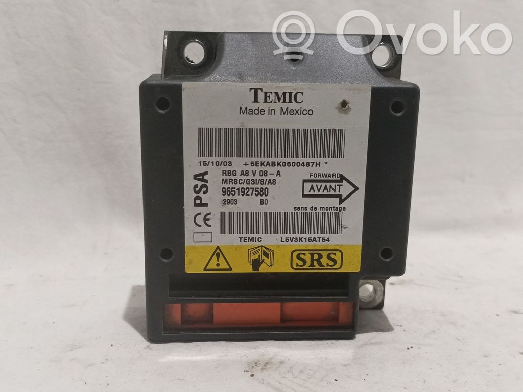 Airbag control unit/module   9651927580