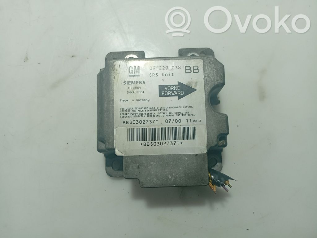 Opel Corsa B Airbag control unit/module 