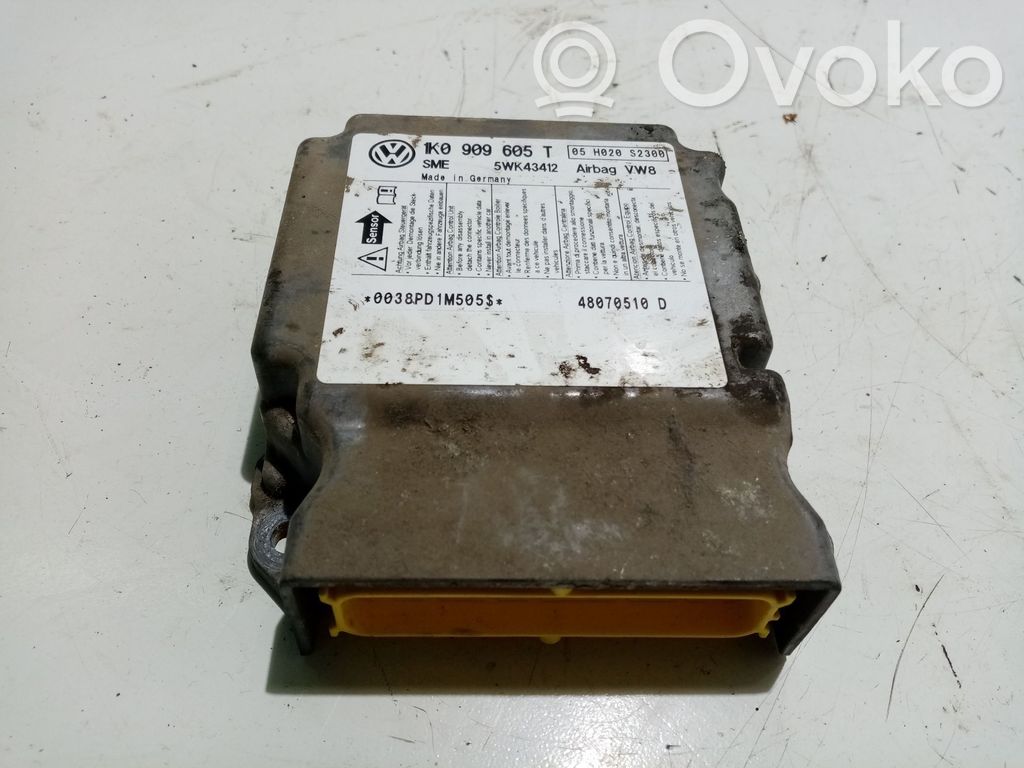 Centralina/modulo airbag   1K0909605T,5WK43412