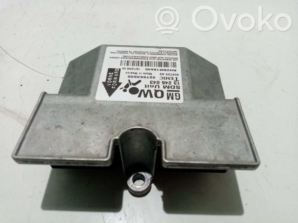 Opel Astra G Turvatyynyn ohjainlaite/moduuli 