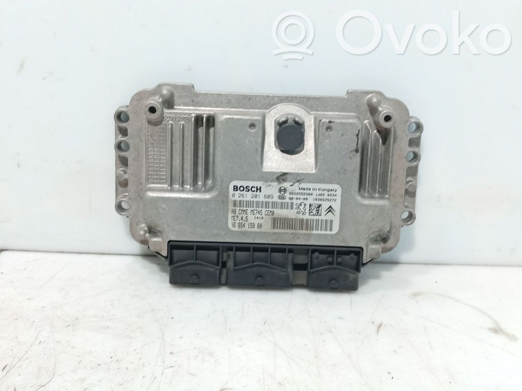 Engine control unit/module   9652552380,0261201609