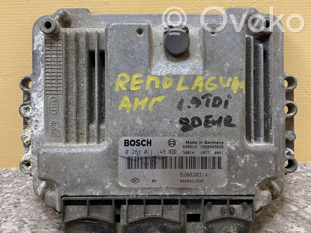 Renault Laguna II Engine control unit/module 