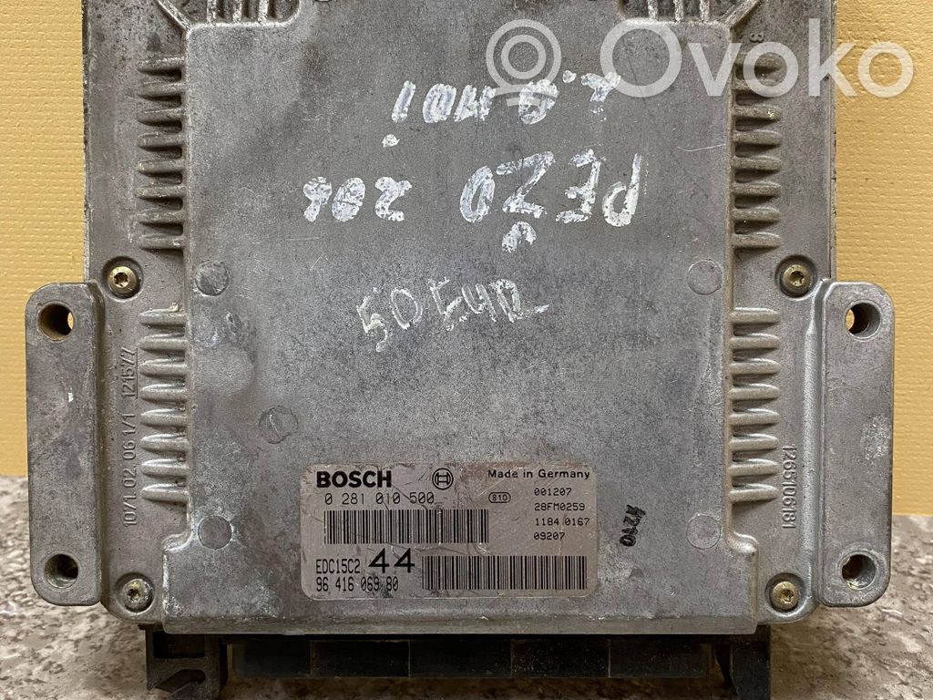 Peugeot 206 Engine control unit/module 
