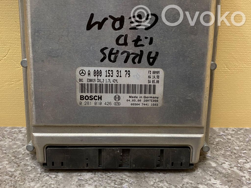 Mercedes-Benz A W168 Engine control unit/module 