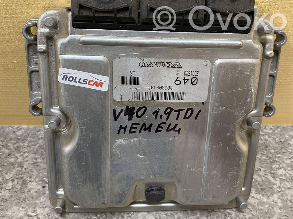 Volvo S40, V40 Engine control unit/module 
