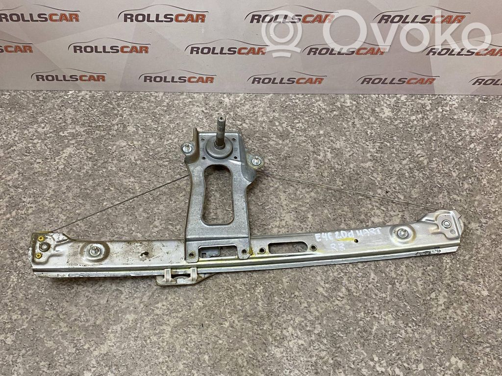 BMW 3 E46 Rear door manual window regulator 
