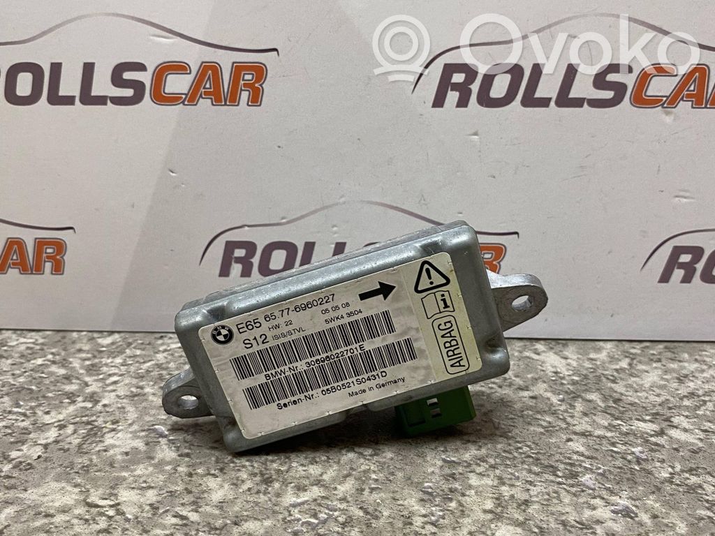 Airbag deployment crash/impact sensor   65776960227,30696022701E,5WK43504,05B0521S0431D