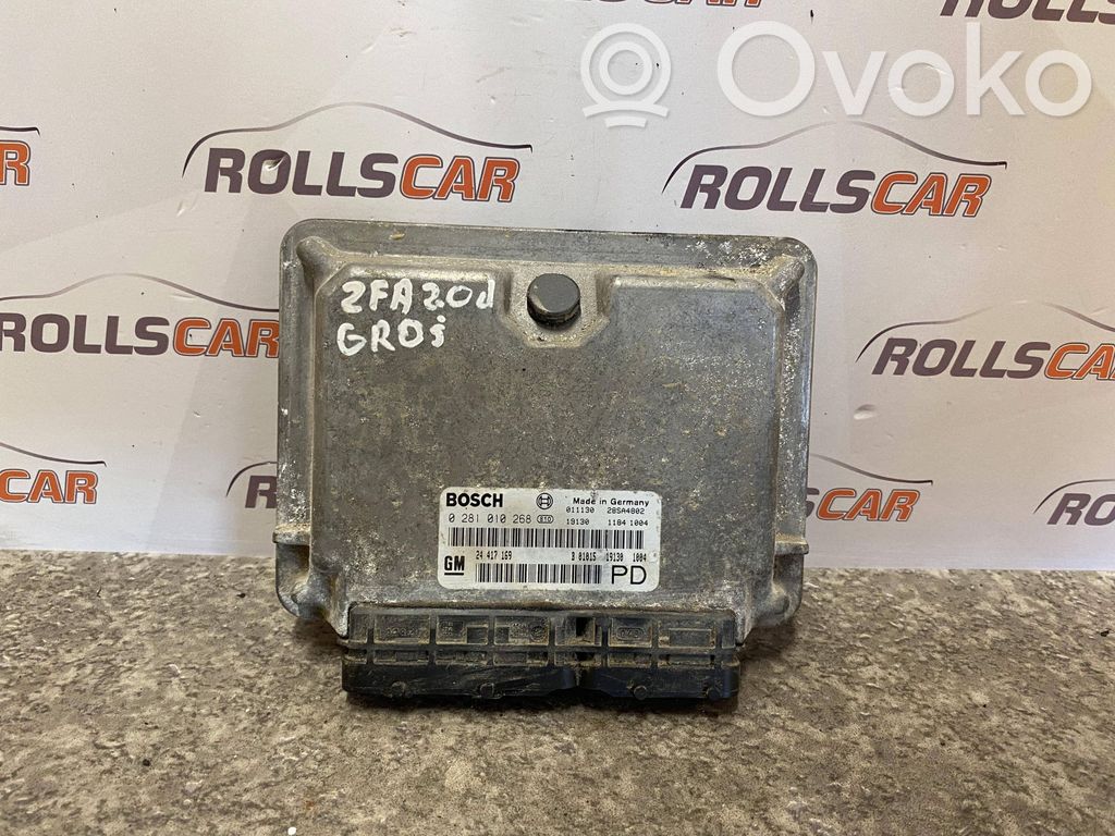 Engine control unit/module   0281010268,24417169,011130,B01015191301004