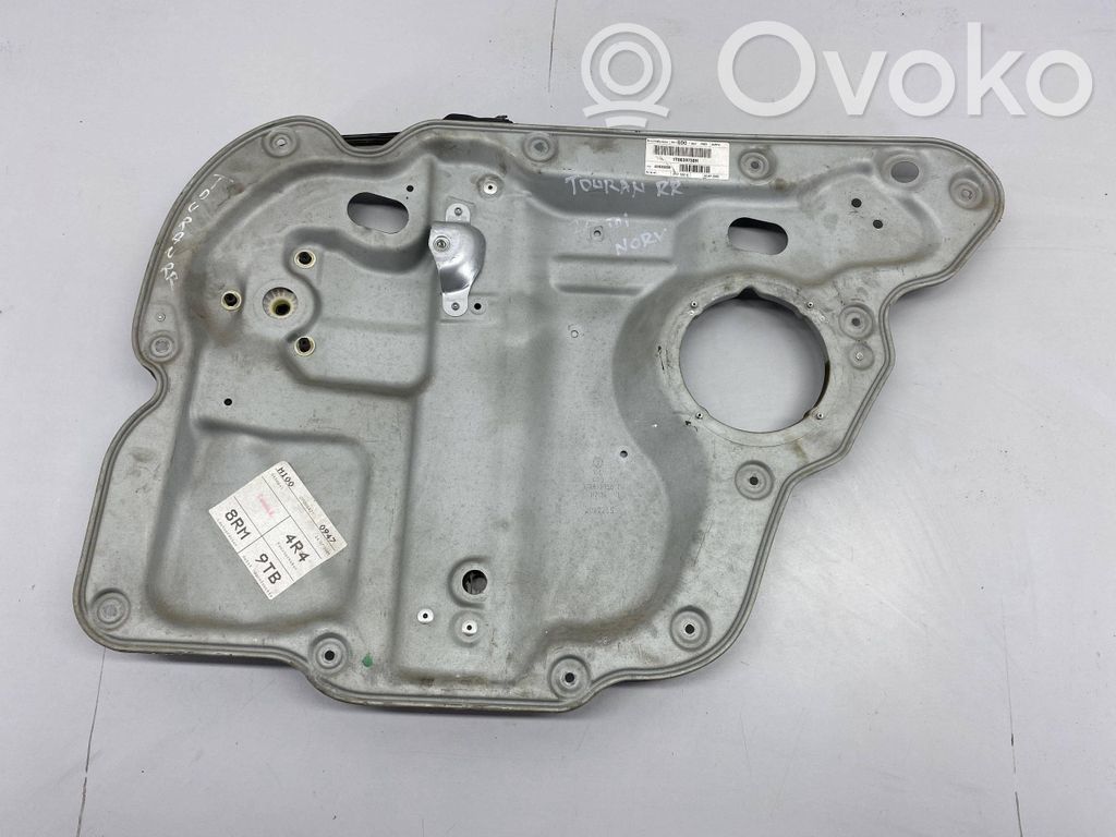 Volkswagen Touran I Fensterhebermechanismus ohne Motor Tür hinten 