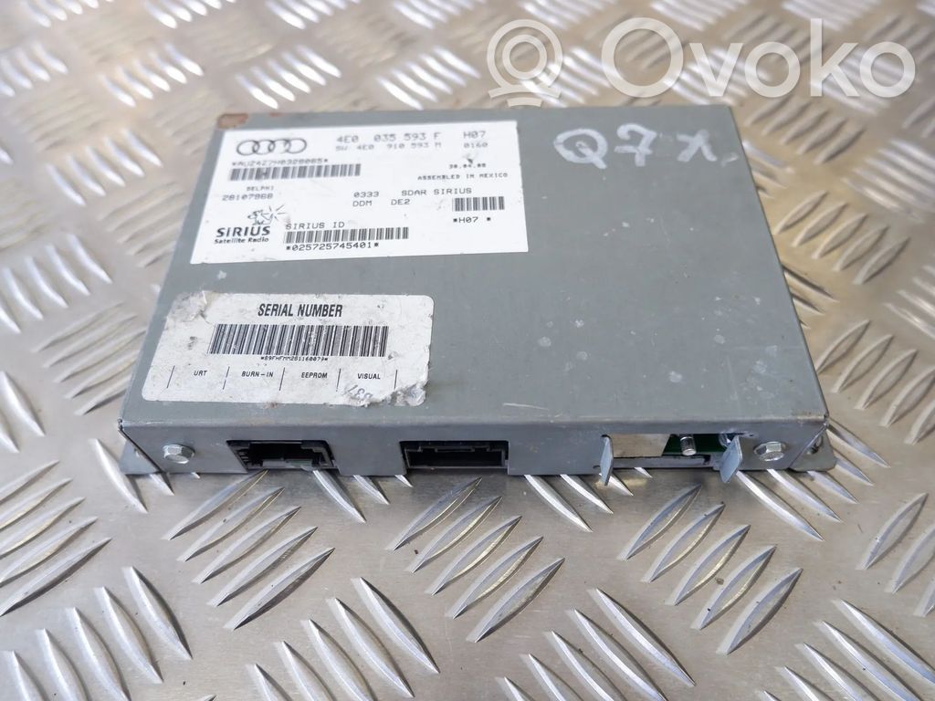 Other control units/modules   4E0035593F,4E0035593F