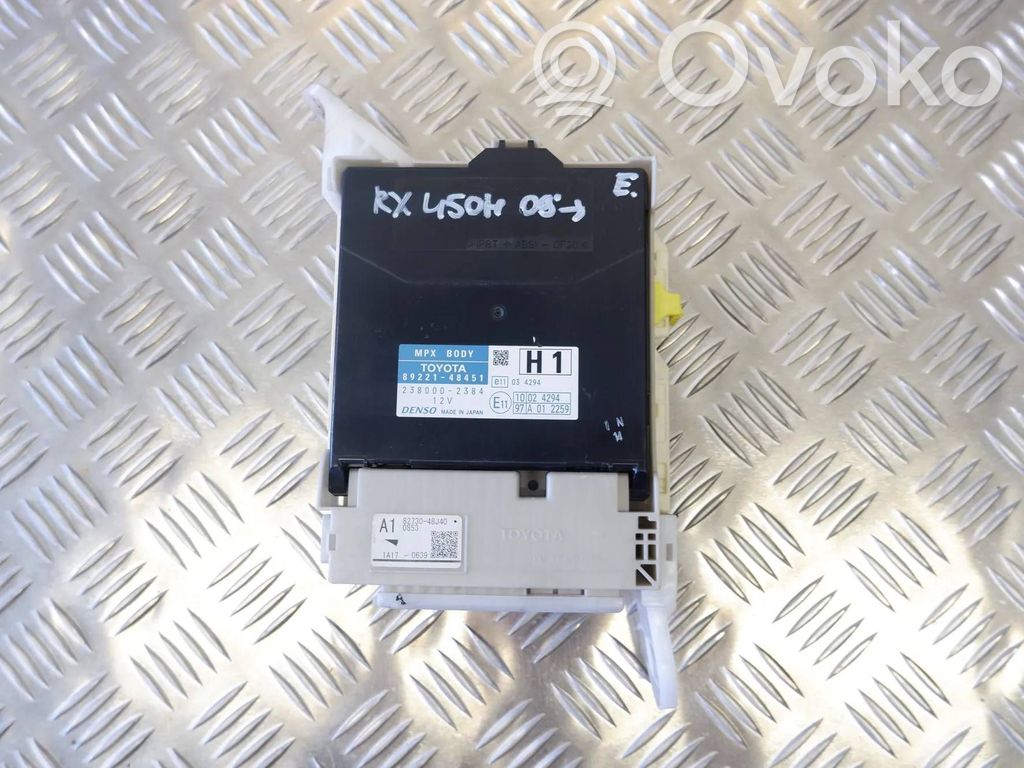 Lexus RX III Comfort/convenience module 