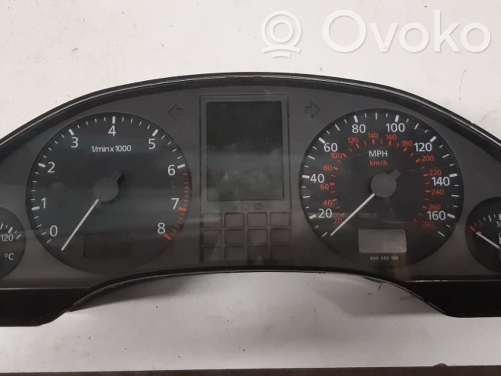 Audi A8 S8 D2 4D Vitezometru (grup de instrumente) 